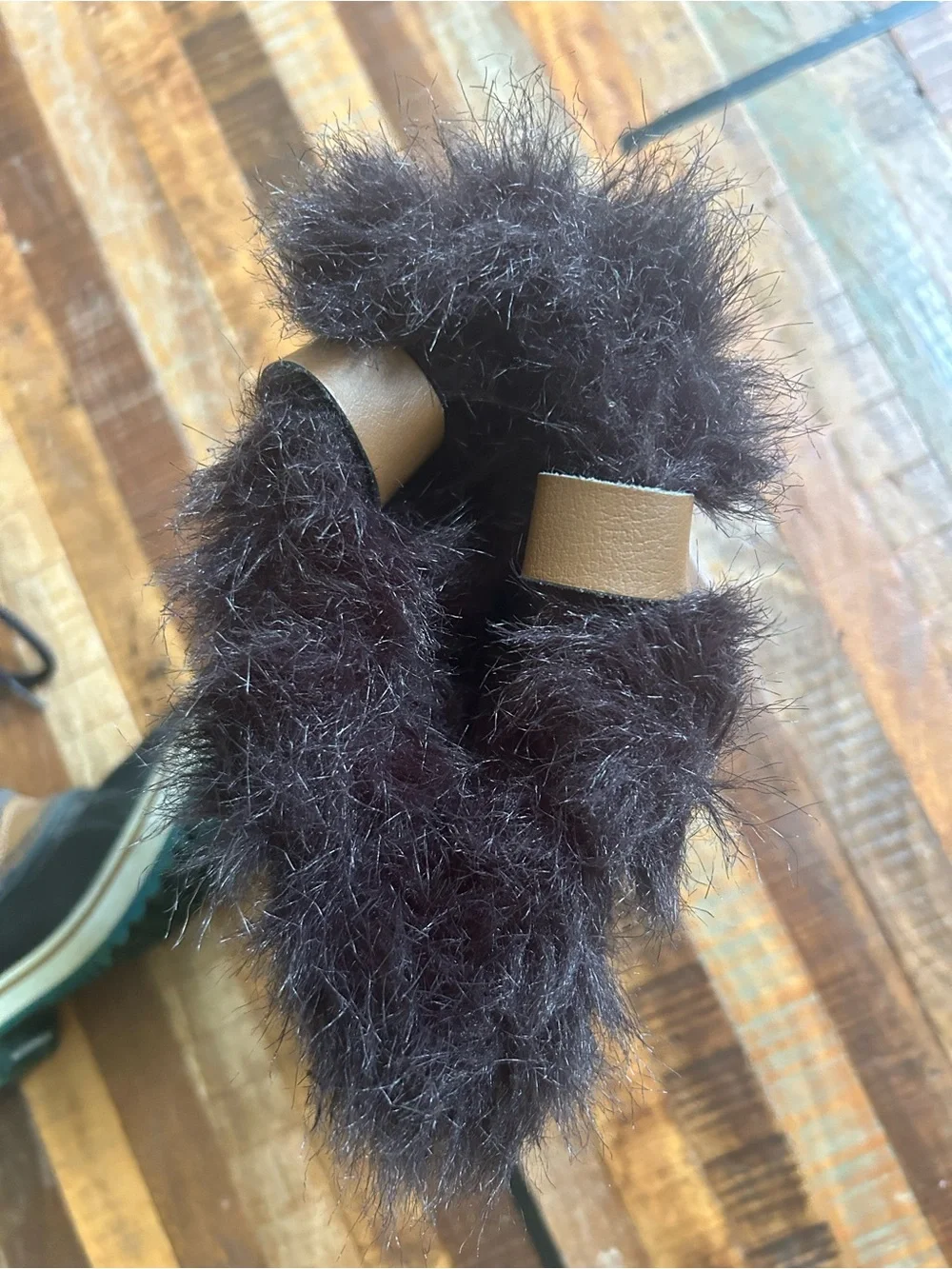 SOREL Torfino Felt Quilted Boots.  “Grizzly Bear/Siberia”.